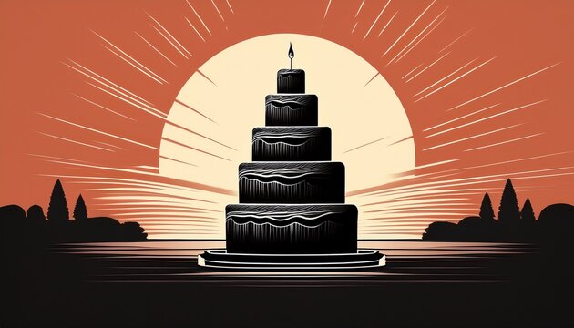 cake silhouette