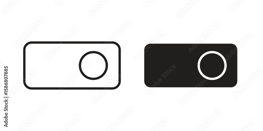 Poster switch icon symbol concept. icons for web and mobile.