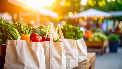 grocery shopping bags