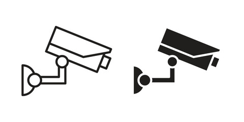 Security camera icon symbol concept. Icons for web and mobile.