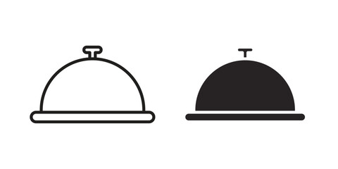 Restaurant Tray icon symbol concept. Icons for web and mobile.