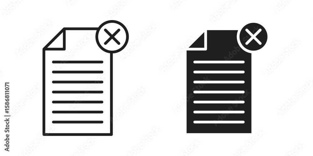 Poster paperless icon symbol concept. icons for web and mobile.