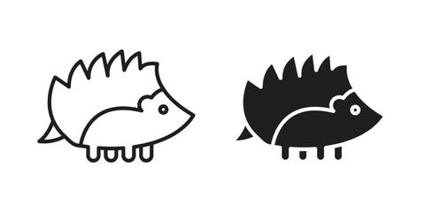 Hedgehog icon symbol concept. Icons for web and mobile.
