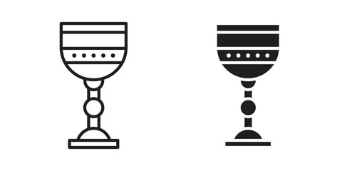 Goblet icon symbol concept. Icons for web and mobile.