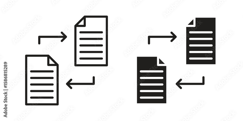 Poster file sharing icon symbol concept. icons for web and mobile.