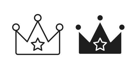 Crown icon symbol concept. Icons for web and mobile.