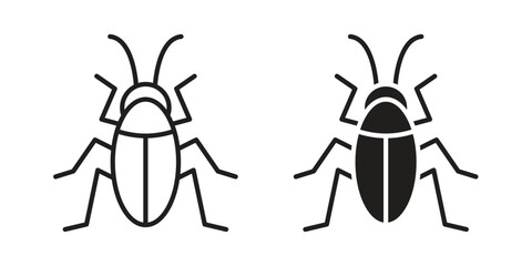 Cockroach icon symbol concept. Icons for web and mobile.