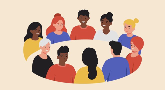 This image conveys the power of teamwork, collaboration, and sharing information across different devices, emphasizing the connectedness of a modern, globalized world.