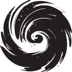 Black and White Cosmos Vortex