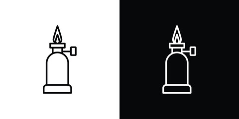 Camping gas icon for Apps. Icon Design Template.