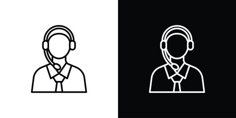 Callcenter icon for Apps. Icon Design Template.