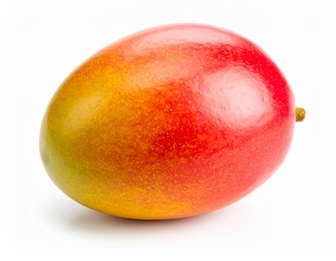 Fresh, ripe mango fruit isolated on a white background
