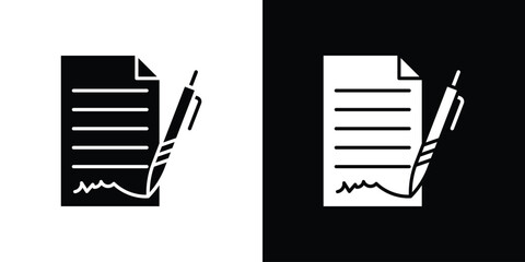 Agreement icon symbol sign, vector, eps 10