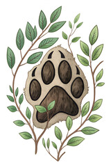 "Bear Paw Art Design