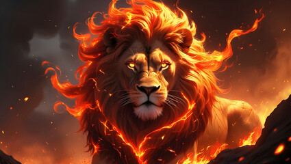 Inferno King: The Fire Lion, Generative Ai