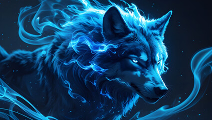 Frostfire Howl: The Spirit Wolf, Generative Ai