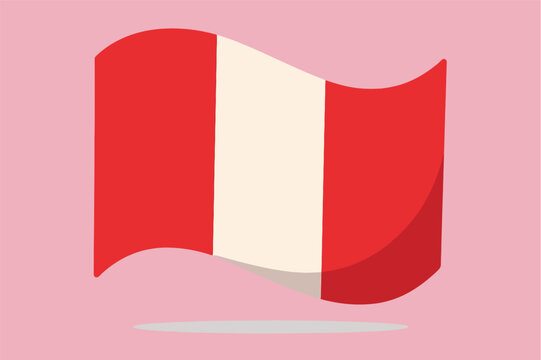 BANDERA PERUANA VECTOR