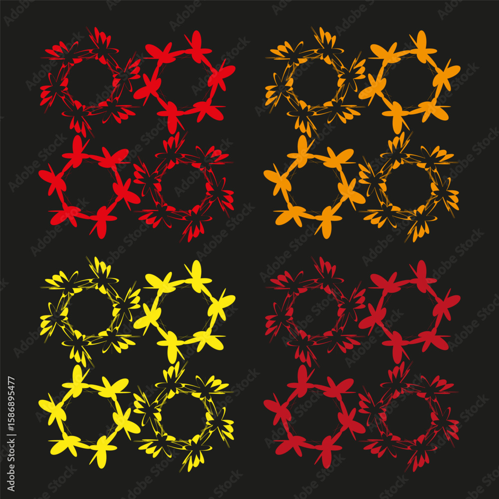 Poster gear wheel pattern. industrial machine element. mechanical cog design. vector engineering symbol.