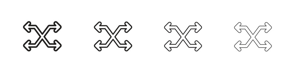 Versatile icon simple black vectors pack. Design infographic element