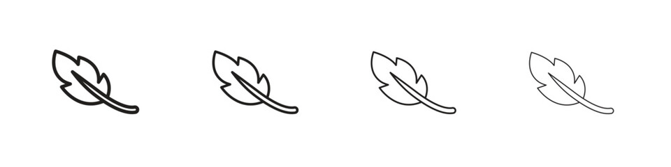 Light weight icon simple black vectors pack. Design infographic element