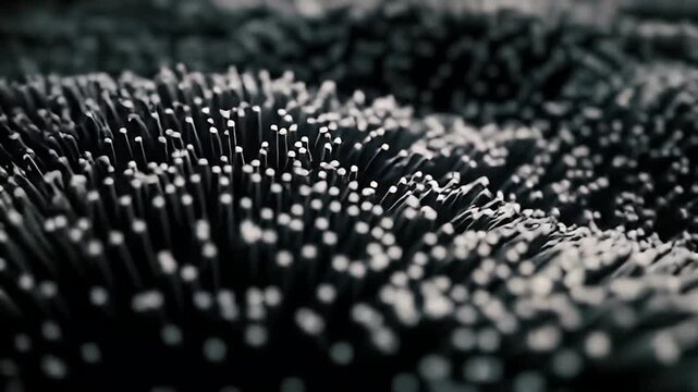 Abstract Bristles Landscape A Textured Microcosm of Interconnected Elements for Backgrounds