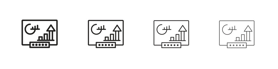 Equity derivatives icon simple black vectors pack. Design infographic element