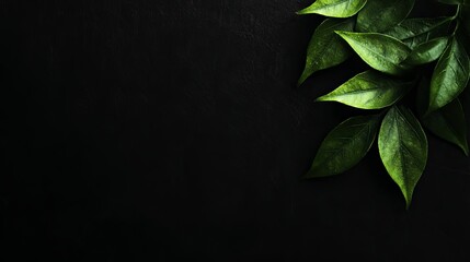 Invitation card design with leaf