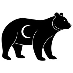 vector illustration of a bear