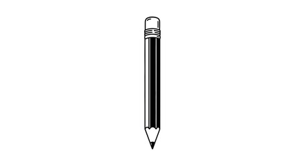 Vector downloadable pencil illustration for graphic design projects and educational resources, vector format available