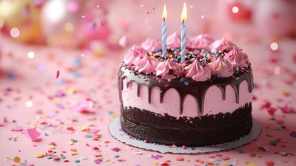 Celebrate with a Decadent Birthday Cake Sweet Celebration and Festive Delights
