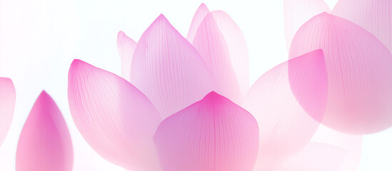 Soft pink lotus petals abstract background