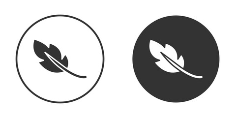Light weight icon in modern minimalistic flat versions