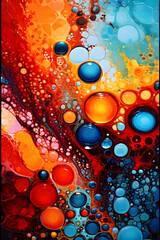 abstract background with bubbles