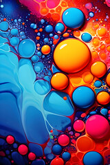 abstract background with bubbles