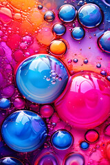 abstract background with bubbles