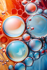 abstract background with bubbles