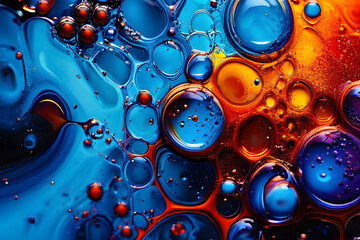 abstract background with bubbles