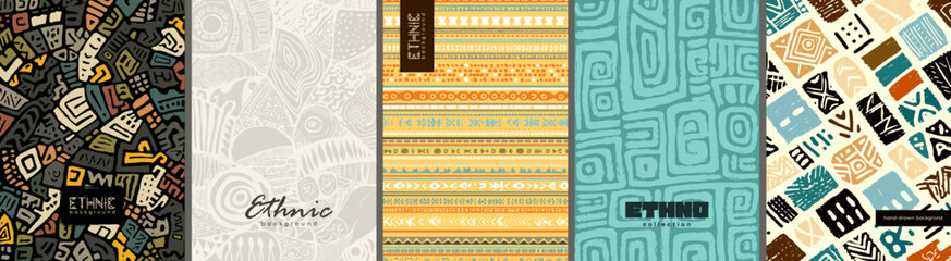 Explore a stunning Ethnic Patterns Collection tailored for your Creative Projects and ideas