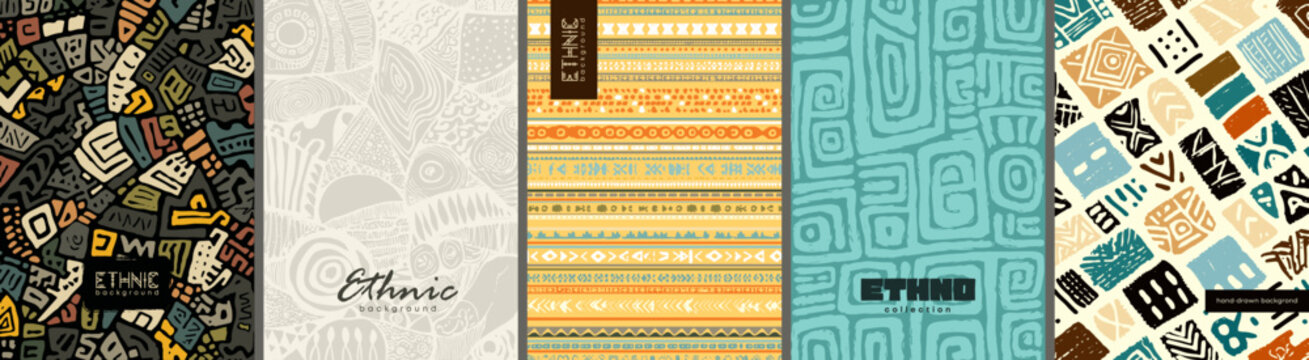 Explore a stunning Ethnic Patterns Collection tailored for your Creative Projects and ideas