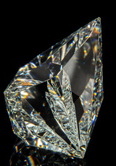 Abstract Fractal Crystal, Geometric and Futuristic Design