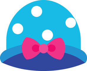 sun hat vector art illustration