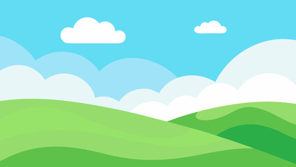 Daytime Background with Soft Inviting Green Hues for a Gentle Scene