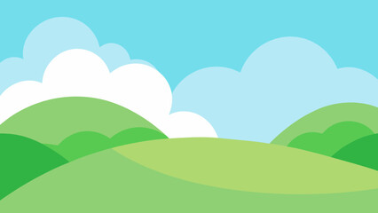 An Uncluttered Landscape of Smooth Green Mounds for a Clean View