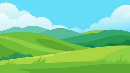 Fototapeta premium Natural Background Depicting a Lively Green Scene for Serene Outdoor Environments
