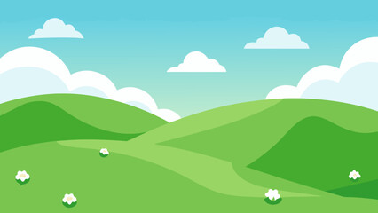 Background Scene of an Endless Green Expanse Updated