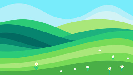 Obraz premium Background Scene Depicting a Vibrant Spring Landscape New