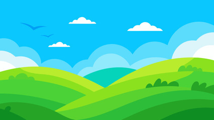 Obraz premium Background Scene Vibrant Tapestry of Green Textures