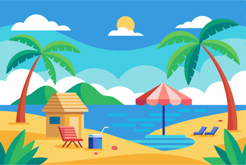 Obraz premium simple beach vibes
