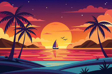 summer sunset