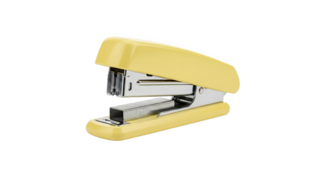 Yellow Stapler Office Supplies Closeup